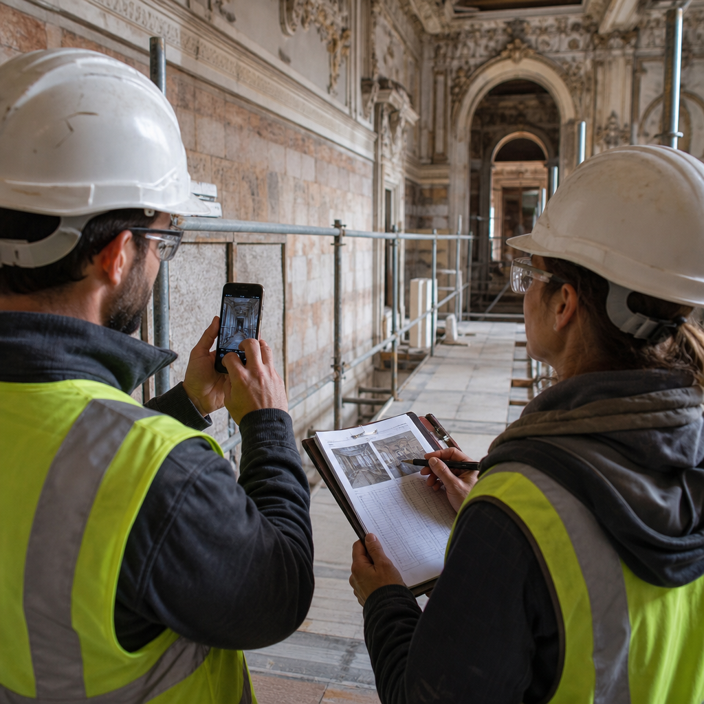 Field team documenting Improving Usability in Visual Asset Management Software with Filio-style visual records