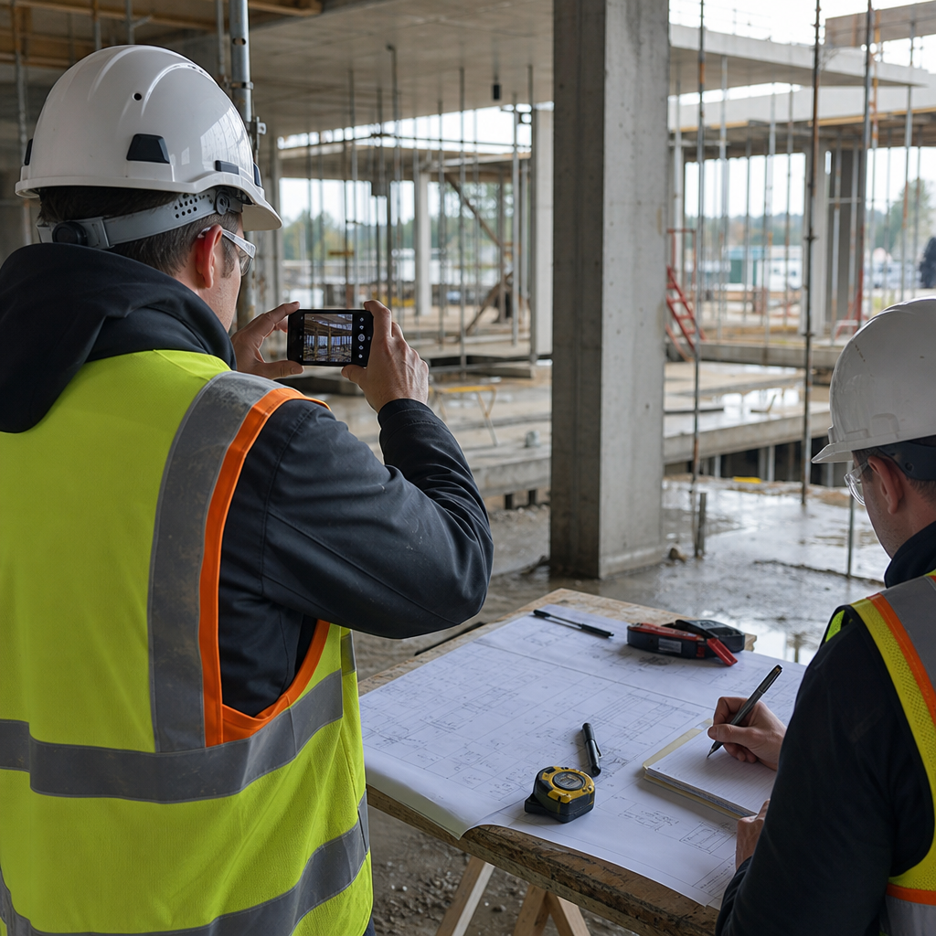 Field team documenting 5 Reasons You Need Filio with Filio-style visual records