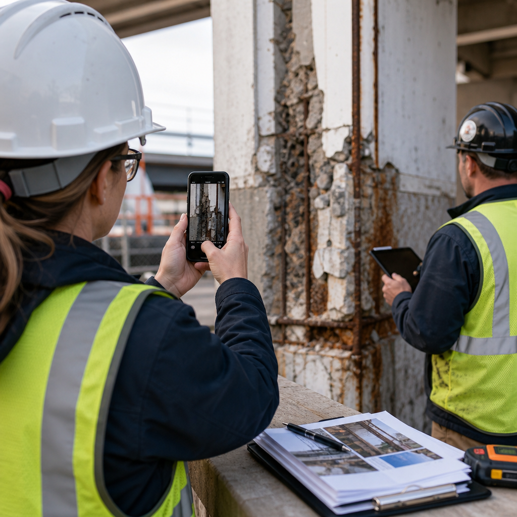 Field team documenting Top Benefits of Visual Asset Management Software with Filio-style visual records