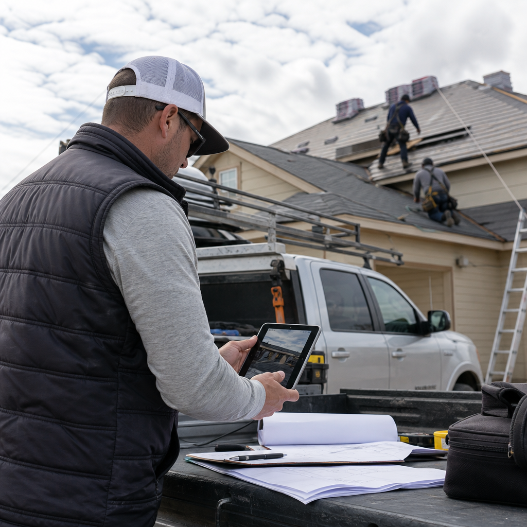 Field team documenting The Best Apps for Roofing Contractors with Filio-style visual records